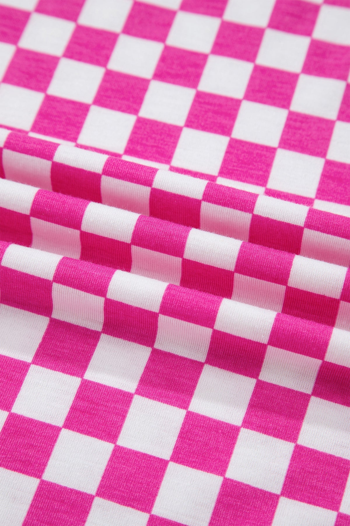 2 pc lounge set Rose Checkered print